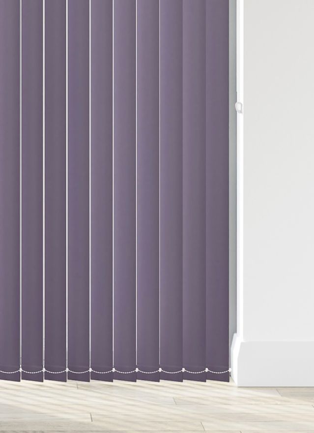 Bella Smokey Purple Vertical Blind