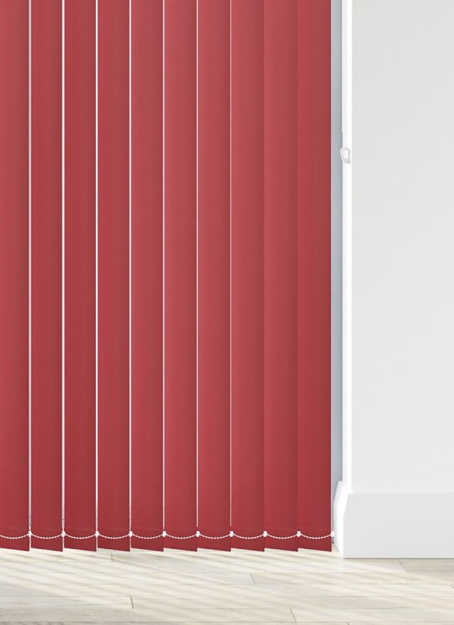 Bella Chilli Red Vertical Blind