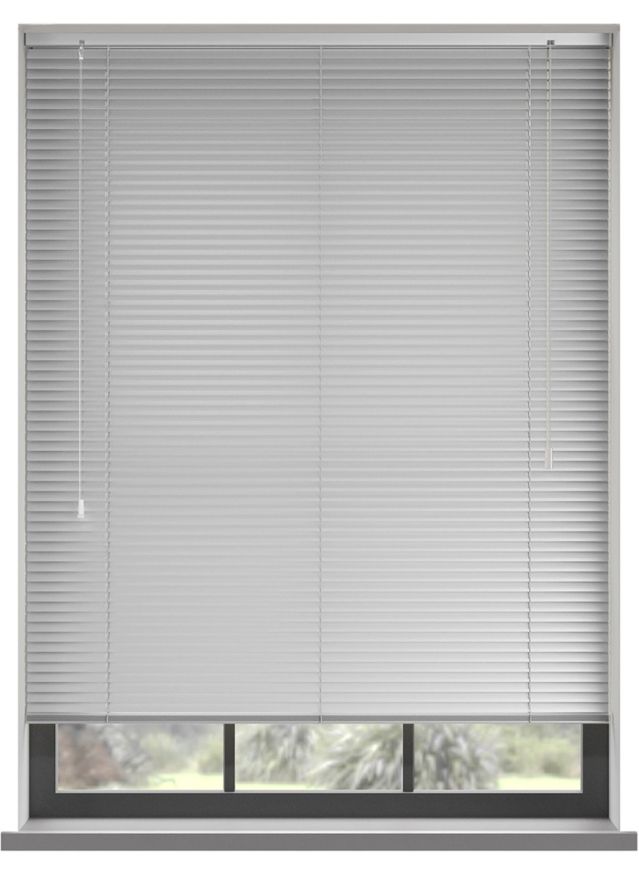 25mm Brushed Allum Aluminium Blind