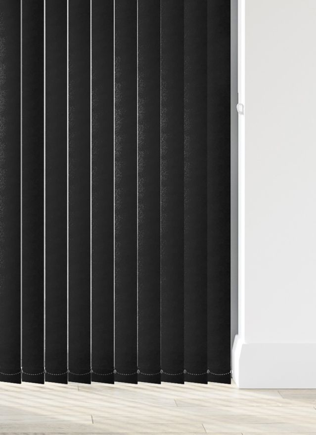 Glimpse Noir Vertical Blind