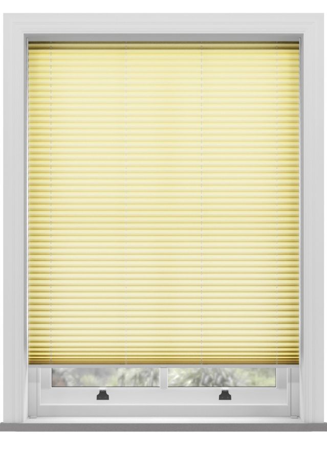 Hypno Yellow Pleated Blind