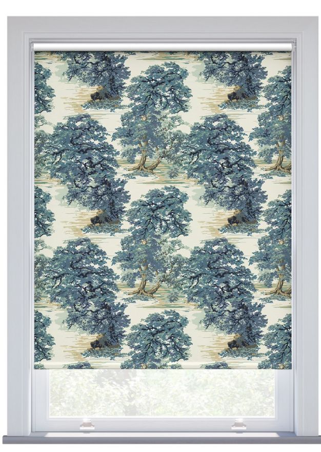 Sanderson Ancient Canopy, Lagoon Blackout Roller Blind