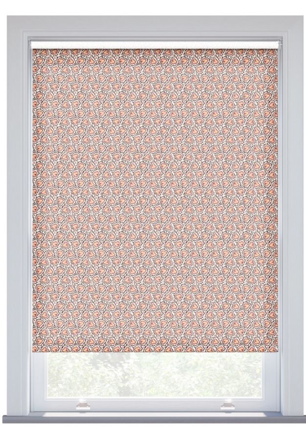 JL x Sanderson Frisk, Avocado Pink Roller Blind