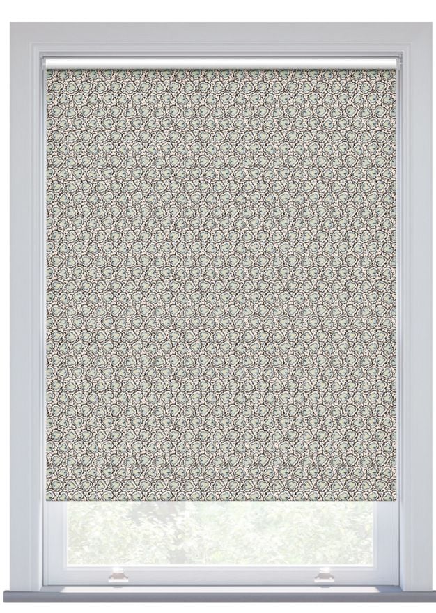 JL x Sanderson Frisk, Topaz Blackout Roller Blind