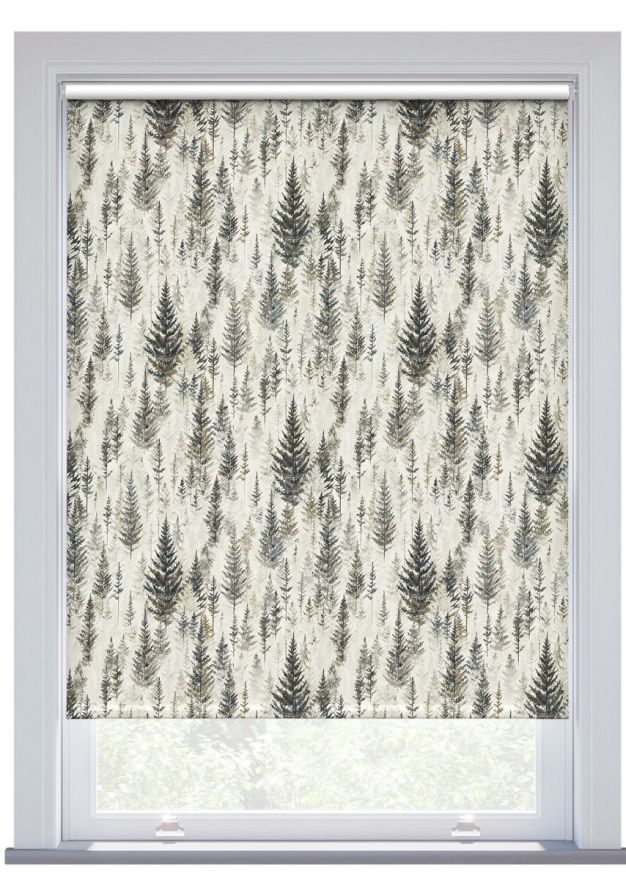 Sanderson Juniper Pine, Elder Bark Blackout Roller Blind
