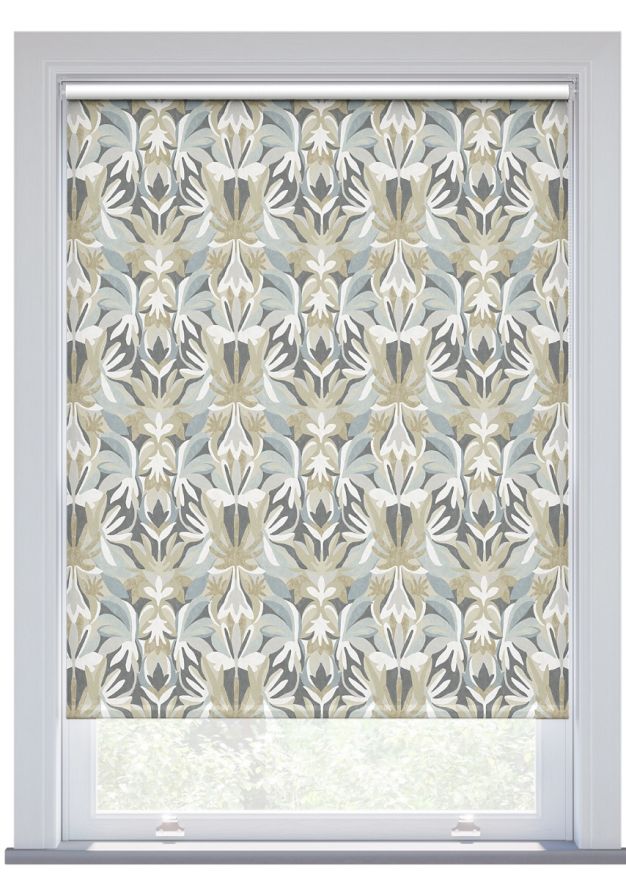 Harlequin Melora, Grey Blackout Roller Blind