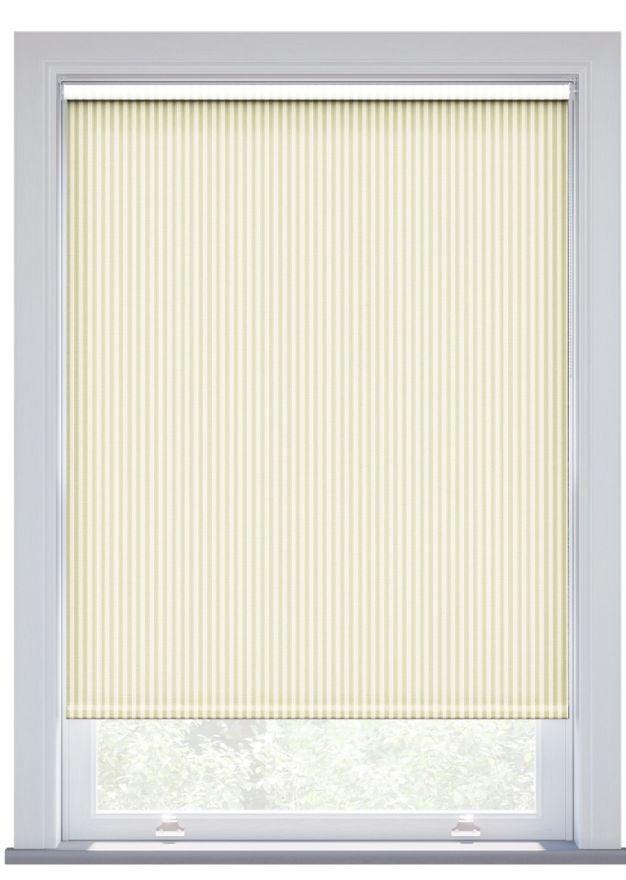 JL x Sanderson Pinetum Stripe, Sweet Pea Roller Blind