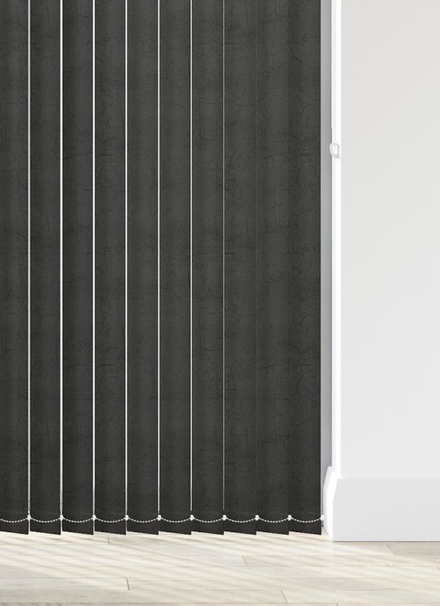 Metz Black Vertical Blind