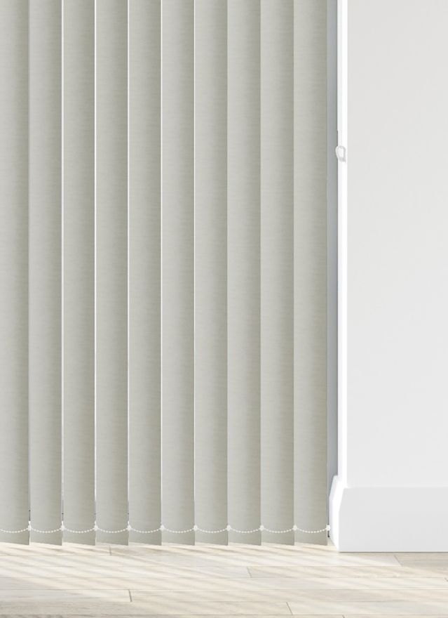 Lint Steel Grey Vertical Blind