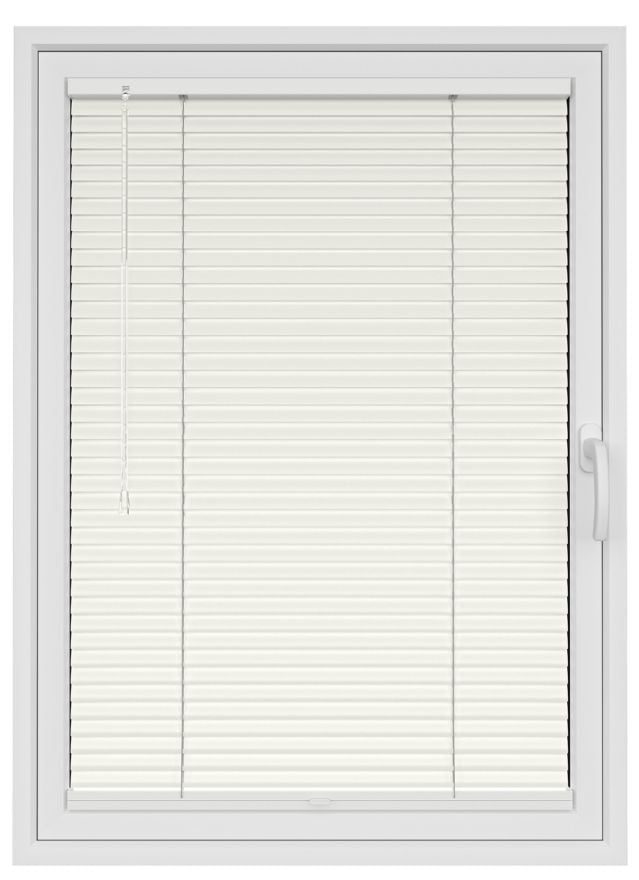 Off White StickFitLite Aluminium Blind