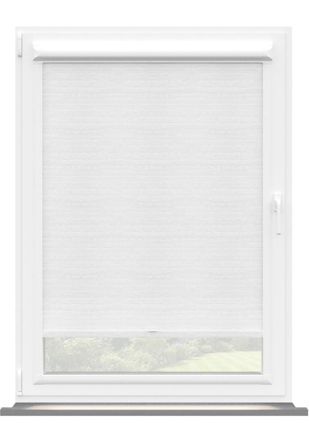 Ivory Slub Perfect Fit Roller Blind