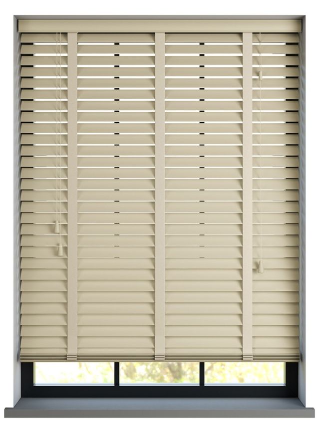 Premium Linen Taped Basswood Blind