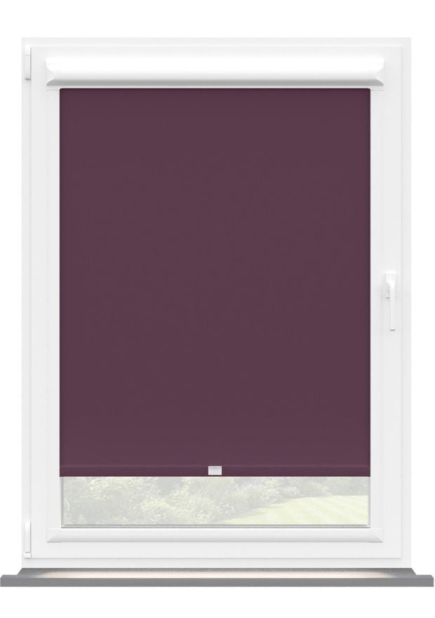 Plum Blackout Perfect Fit Roller Blind