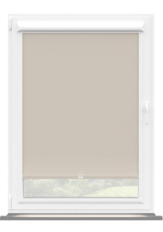 Buttermilk Blackout Perfect Fit Roller Blind
