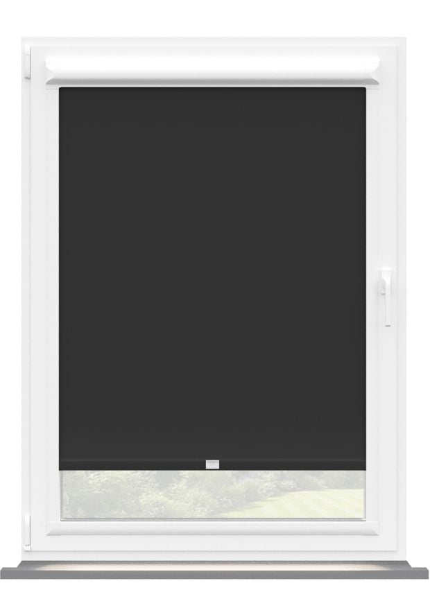 Pitch Black Blackout Perfect Fit Roller Blind