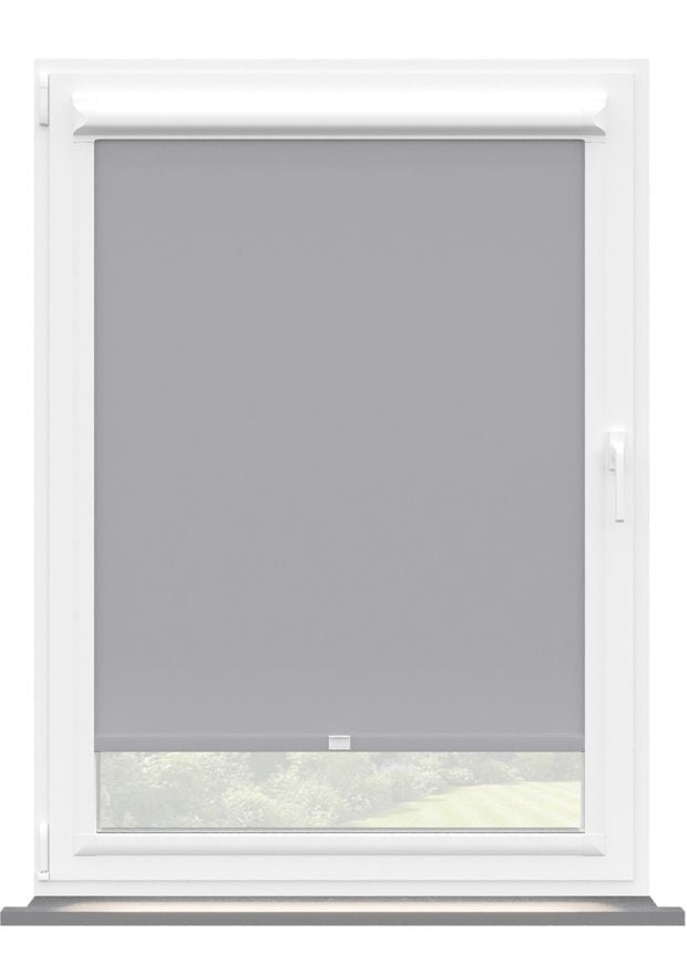 Light Grey Blackout Perfect Fit Roller Blind