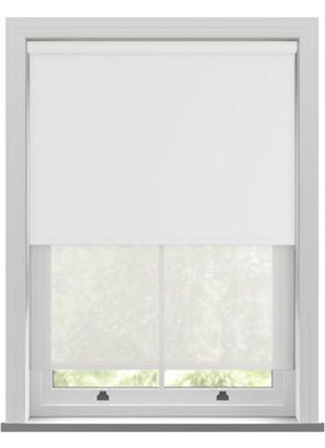 Bella Paper and Echo Pure Double Roller Blind