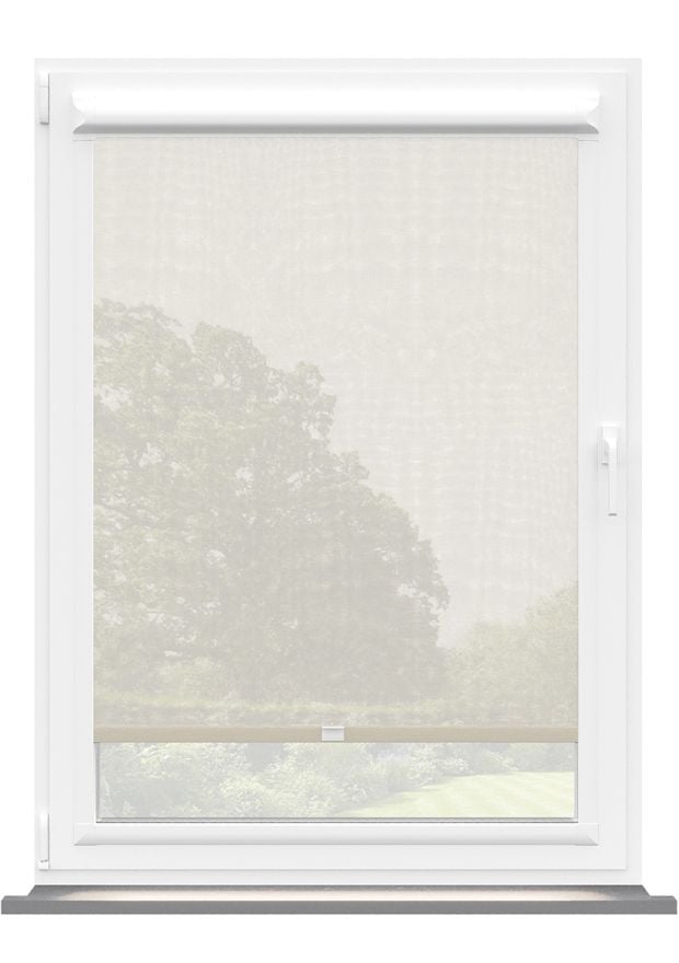 Sheer Light Grey Perfect Fit Roller Blind