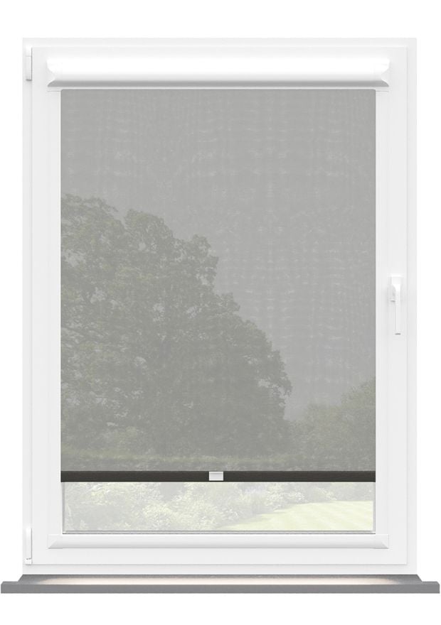 Sheer Black Perfect Fit Roller Blind