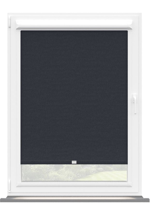 Midnight Linen Touch Perfect Fit Roller Blind 