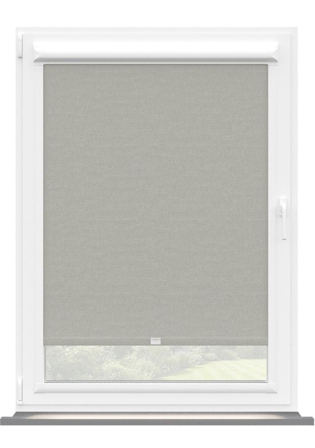 Beige Linen Touch Blackout Perfect Fit Roller Blind
