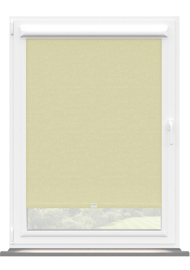 Buttercream Linen Touch Blackout Perfect Fit Roller Blind
