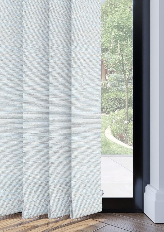 Sky Marbled Weave Vertical Blind