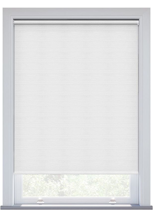 Ivory Slub Twist Fit Roller Blind