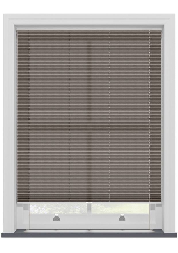 Nutmeg Textured Pleated Blind