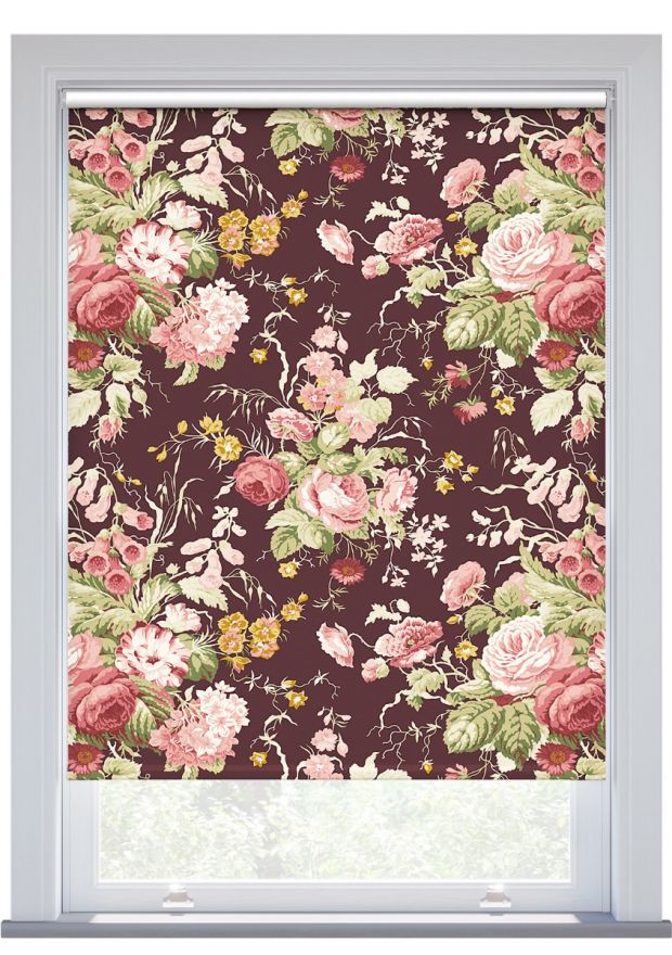 JL x Sanderson Stapleton Park, Mulberry Chamomile Blackout Roller Blind