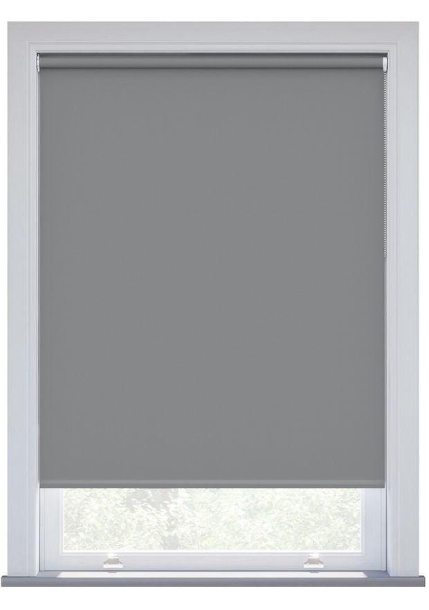 Cool Grey Blackout Twist Fit Roller Blind