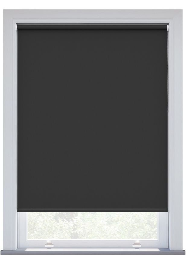 Pitch Black Blackout Twist Fit Roller Blind