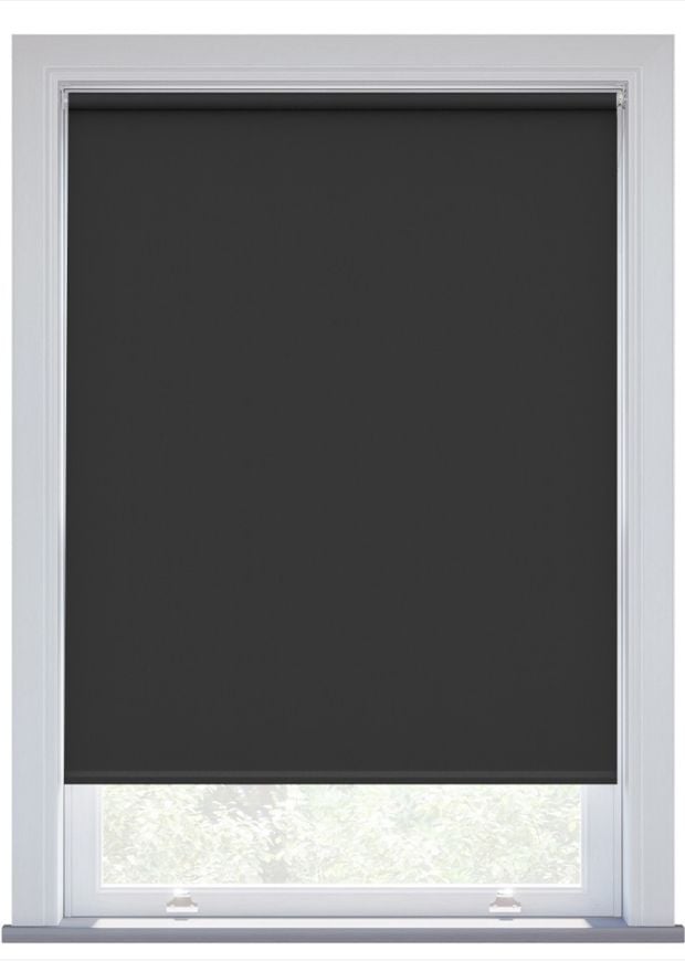 Pitch Black Blackout Electric Roller Blind