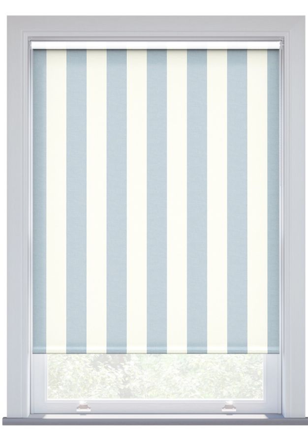 Scion Central Stripe, Cornflower Roller Blind