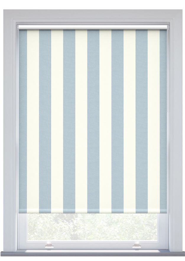 Scion Central Stripe, Cornflower Blackout Roller Blind