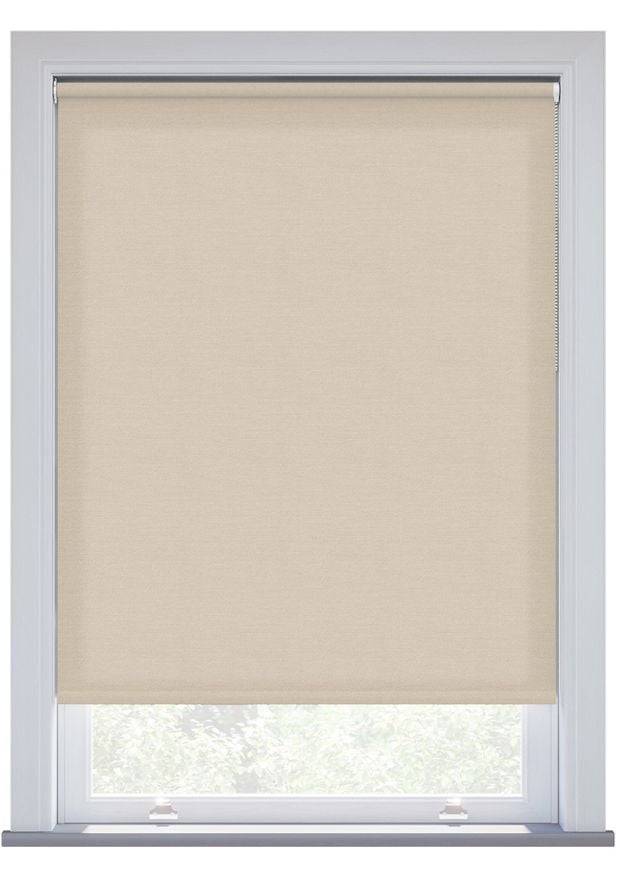 Almond Woven Twist Fit Roller Blind