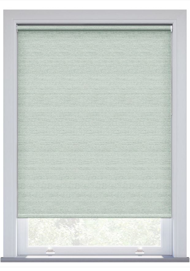 Duck Egg Woven Twist Fit Roller Blind