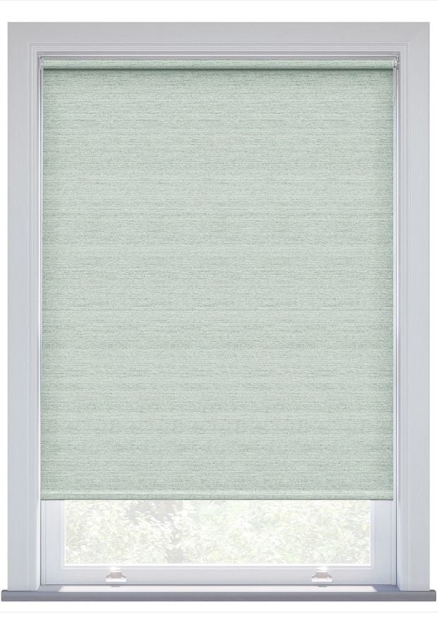 Duck Egg Woven Electric Roller Blind