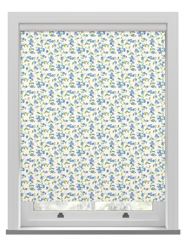 Cath Kidston Forget Me Not Blue Roller Blind