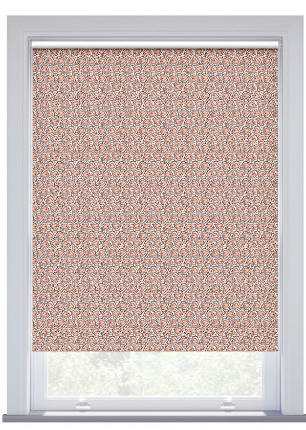 JL x Sanderson Frisk, Avocado Pink Blackout Roller Blind