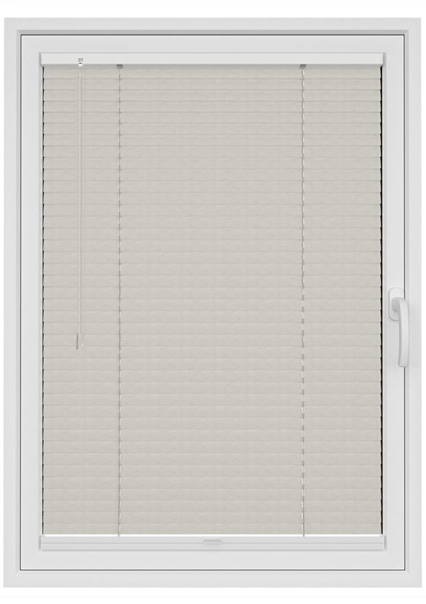 Ivory Stick on Aluminium Blind