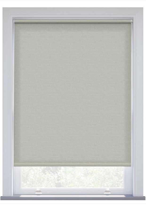 Beige Linen Touch Electric Roller Blind