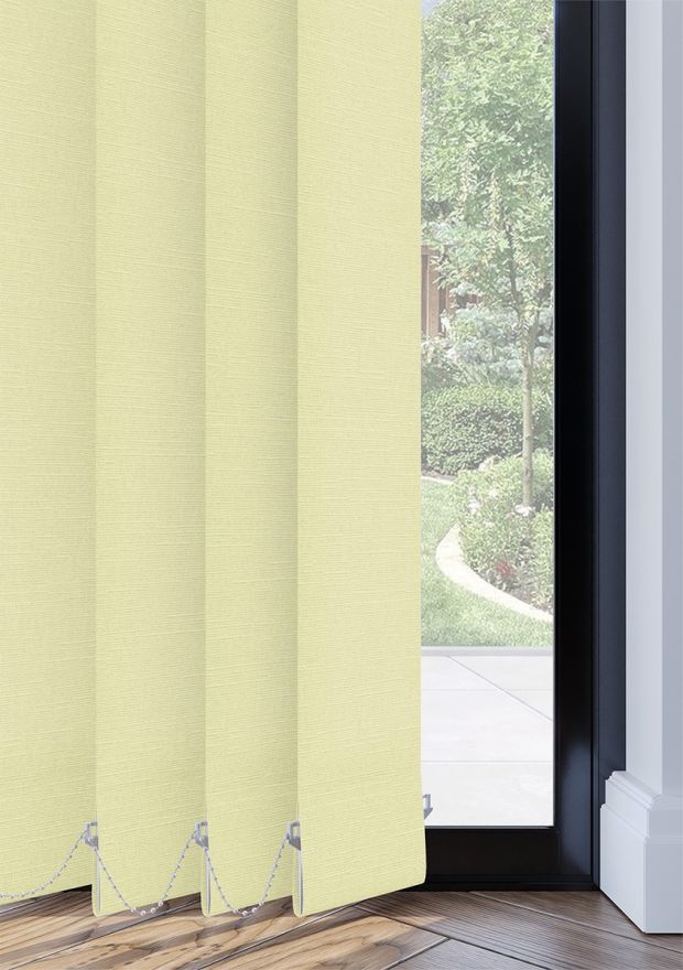 Buttercream Linen Touch Vertical Blind
