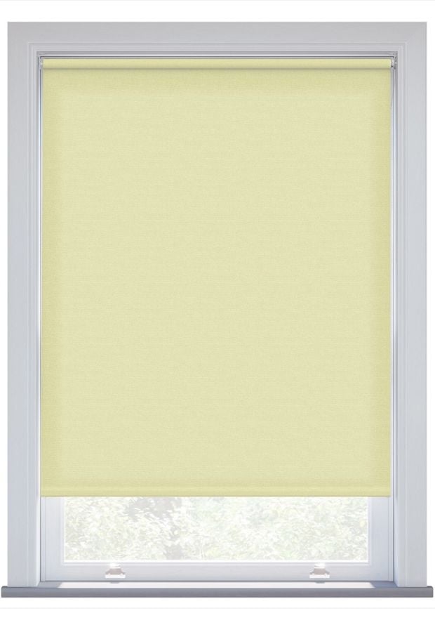Buttercream Linen Touch Electric Roller Blind