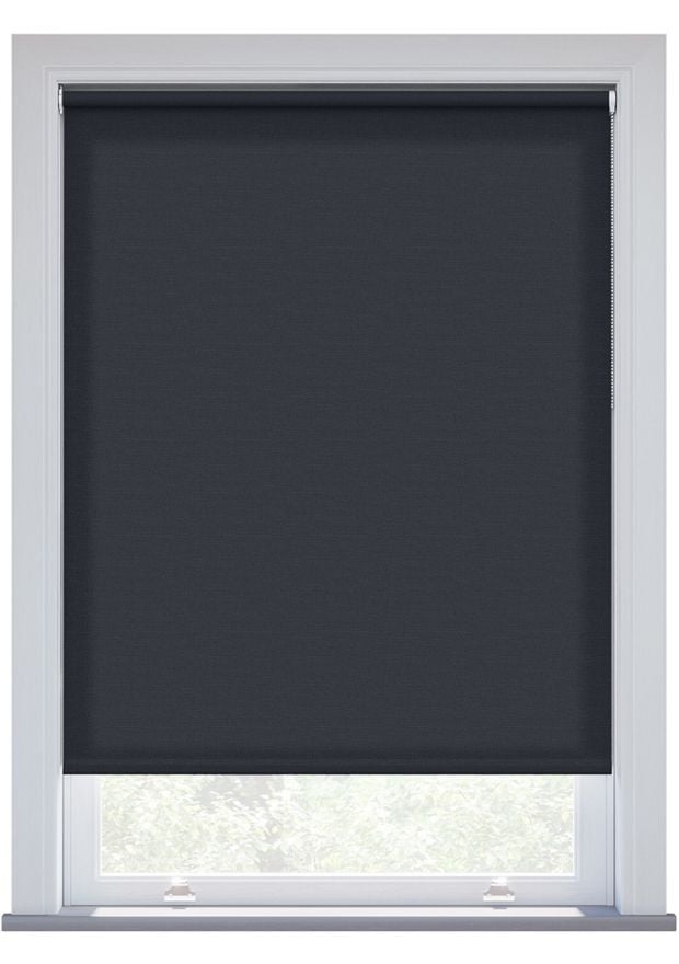 Midnight Linen Touch Twist Fit Roller Blind