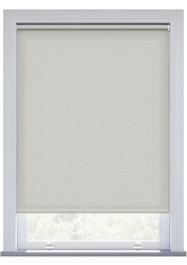 Cloud Grey Linen Touch Twist Fit Roller Blind