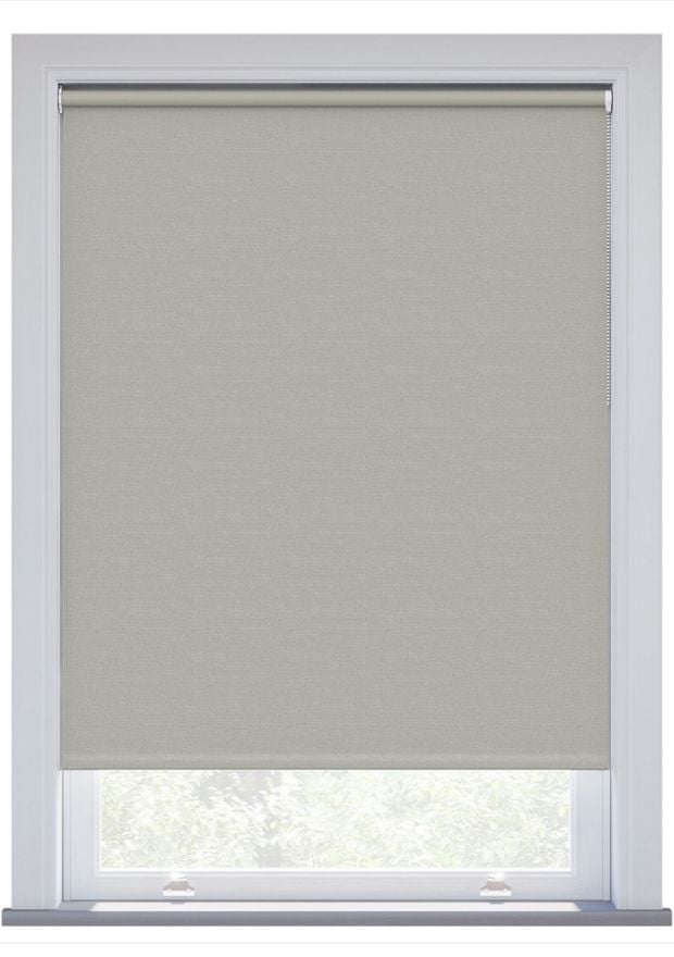 Beige Linen Touch Blackout Twist Fit Roller Blind