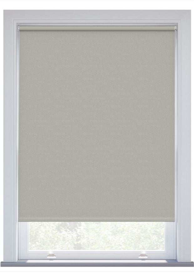 Beige Linen Touch Blackout Electric Roller Blind