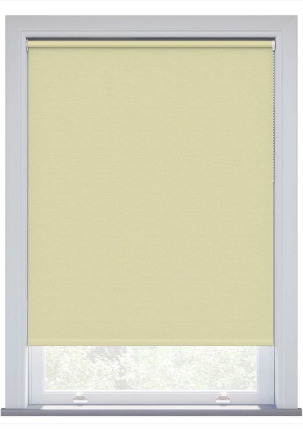 Buttercream Linen Touch Blackout Twist Fit Roller Blind