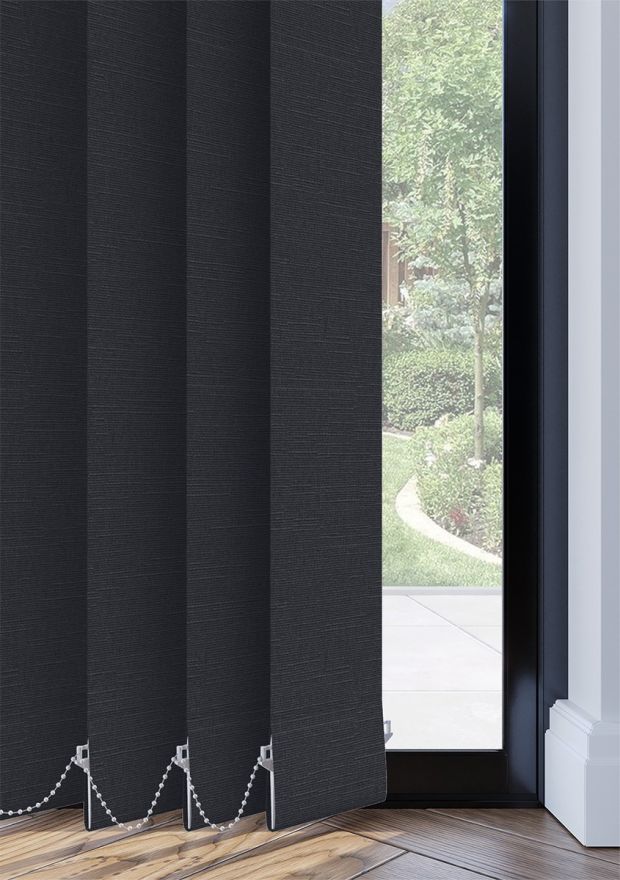 Midnight Linen Touch Blackout Vertical Blind